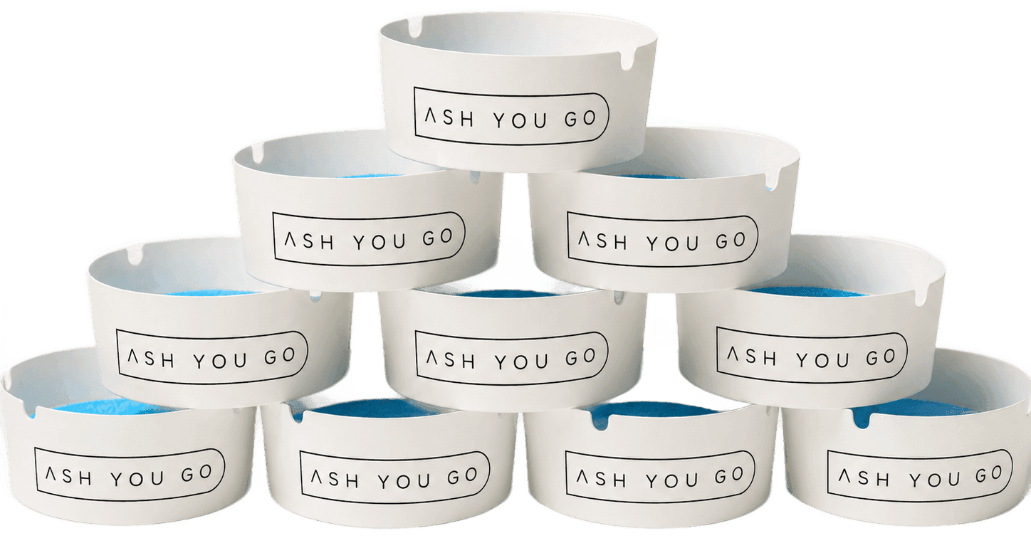 Pyramid of ASH YOU GO trays